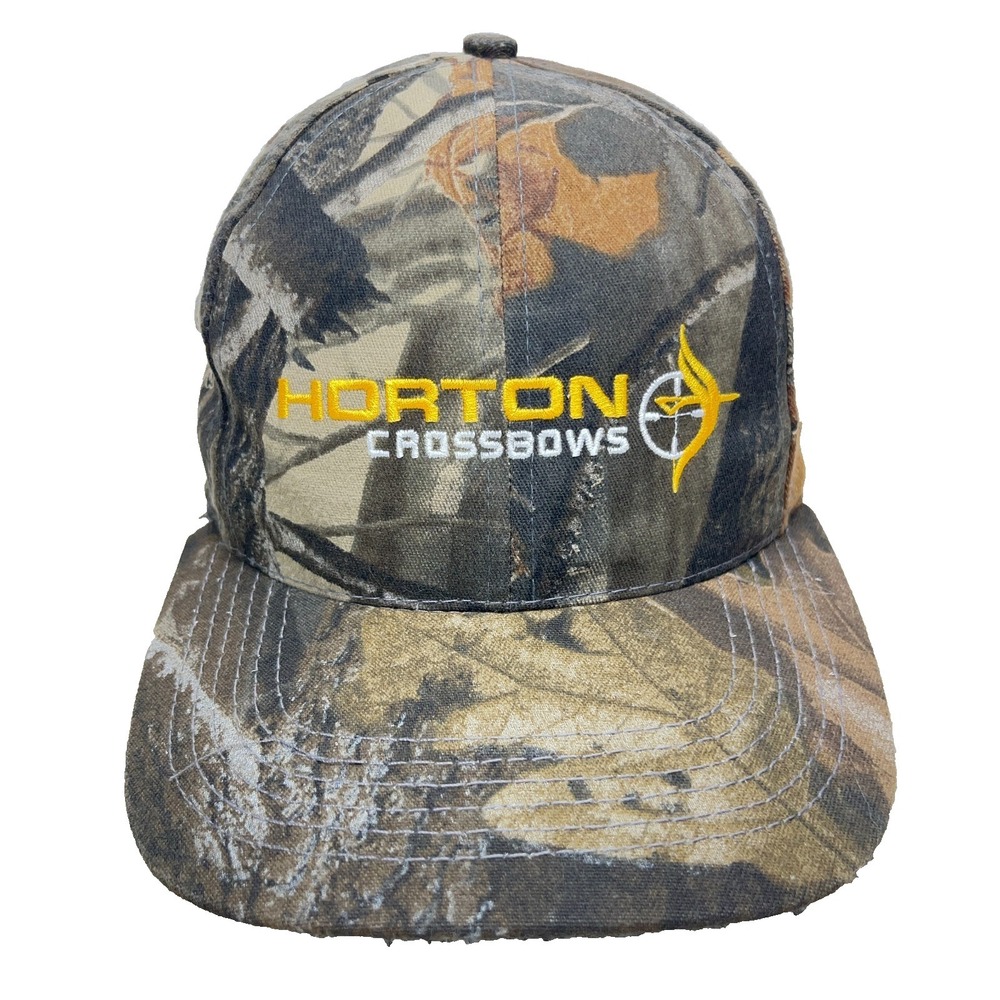 Horton Crossbows Hat Cap Realtree Camo Strap Back Dad Hardwoods Hunting Adult